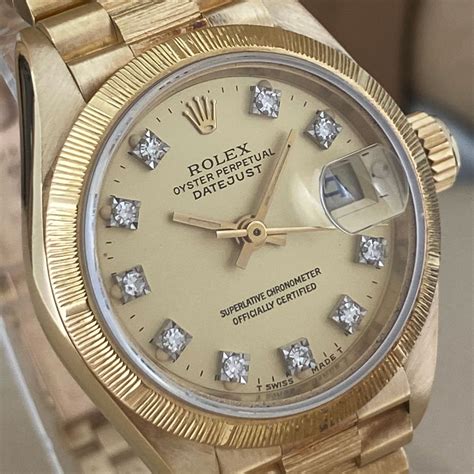 rolex date just donna oro bianco quadrante brillanti|Rolex Datejust Oro bianco .